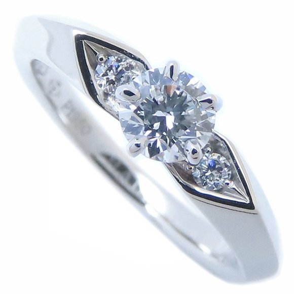 CHAUMET Silver Diamond Ring - Picture 1 of 10
